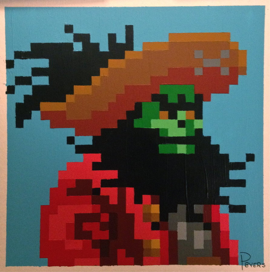Evil pirate lechuck pixel painting by rubiksphoenix d53qza0